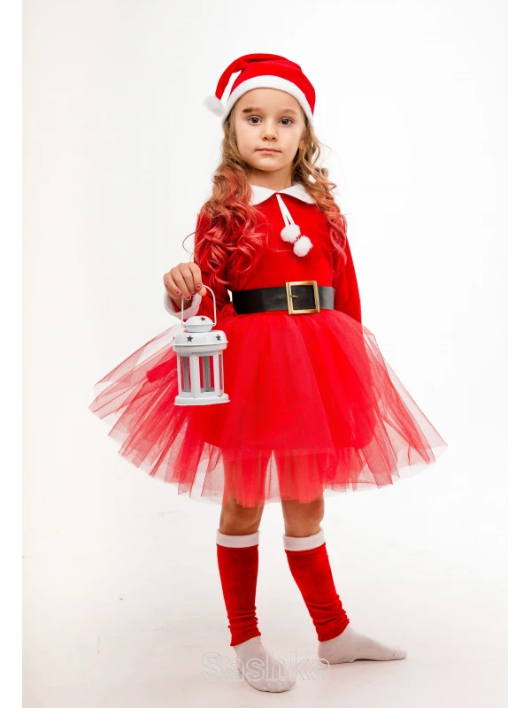 Карнавальний костюм Подружка Санта-Клауса